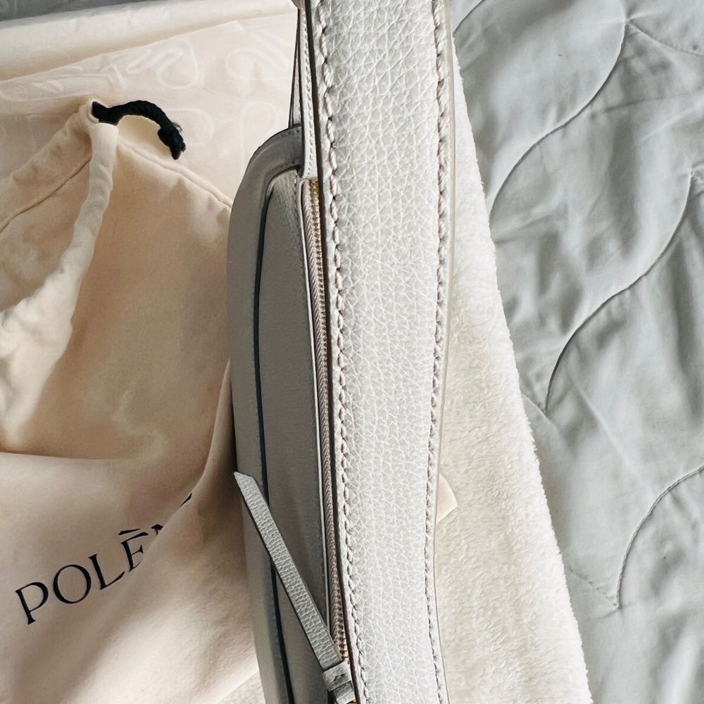 Numero Dix Cream Leather Women's Bag - Picture 11 of 11
